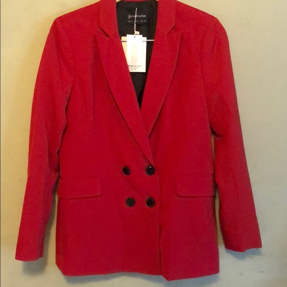 Stradivarius Red Blazer - Picture 1 of 2